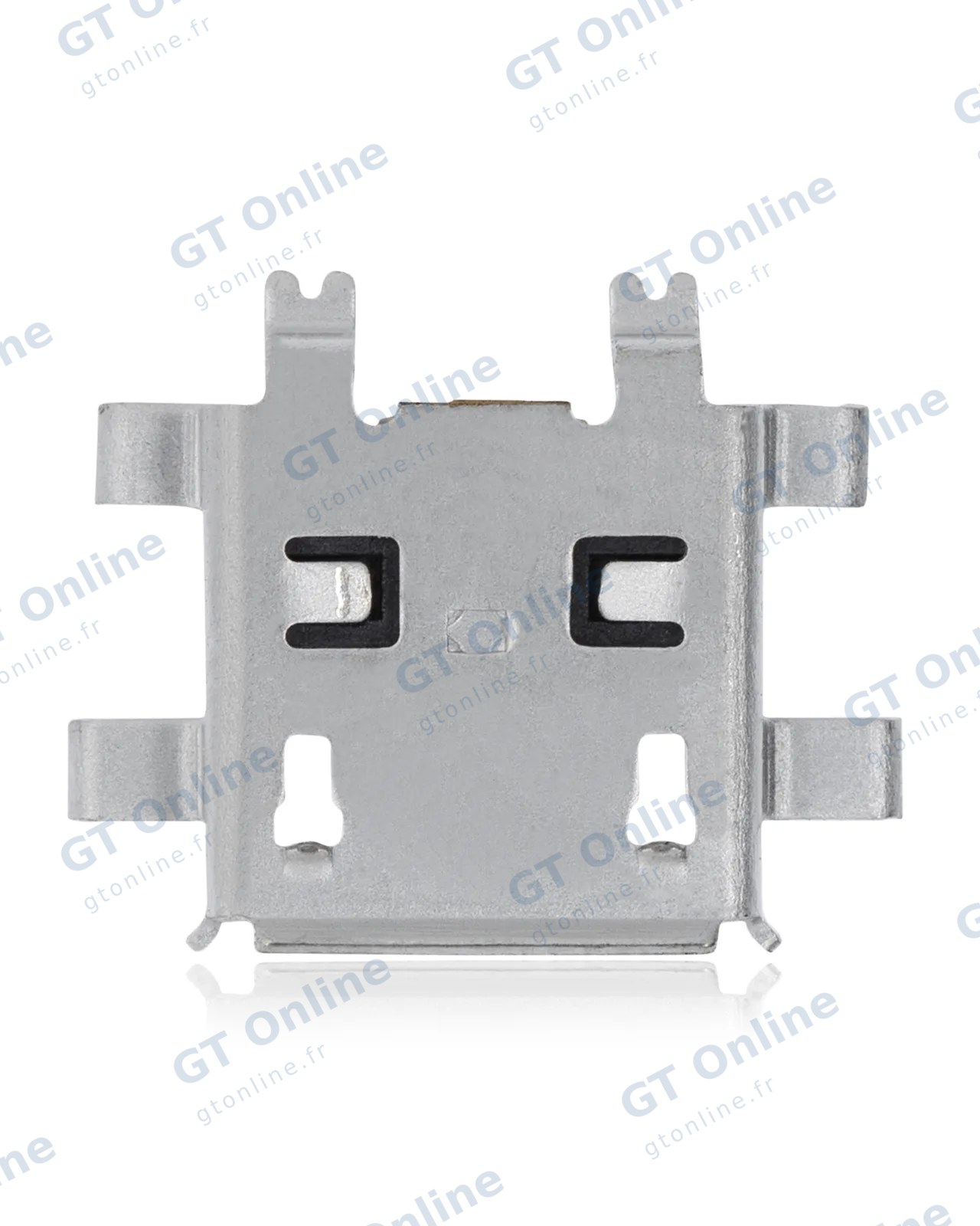 Connecteur de charge à souder — format Micro B, 5 broches, 6 points de fixation (C280)