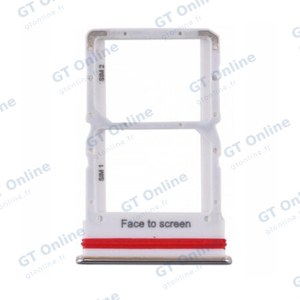 Tiroir Sim Premium Xiaomi Mi Note 10 Lite Blanc