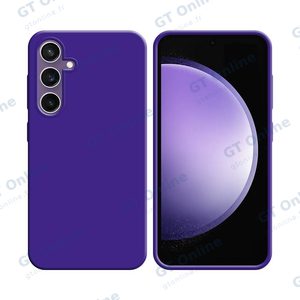 Coque Silicone Compatible pour Samsung Galaxy S23 FE S711 (#7) Mauve