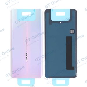 Cache Arrière Premium Asus Zenfone 7 ZS670KS Blanc Pastel
