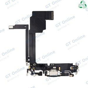 Connecteur de Charge Original d'occasion Apple iPhone 15 Pro Max Titane Noir