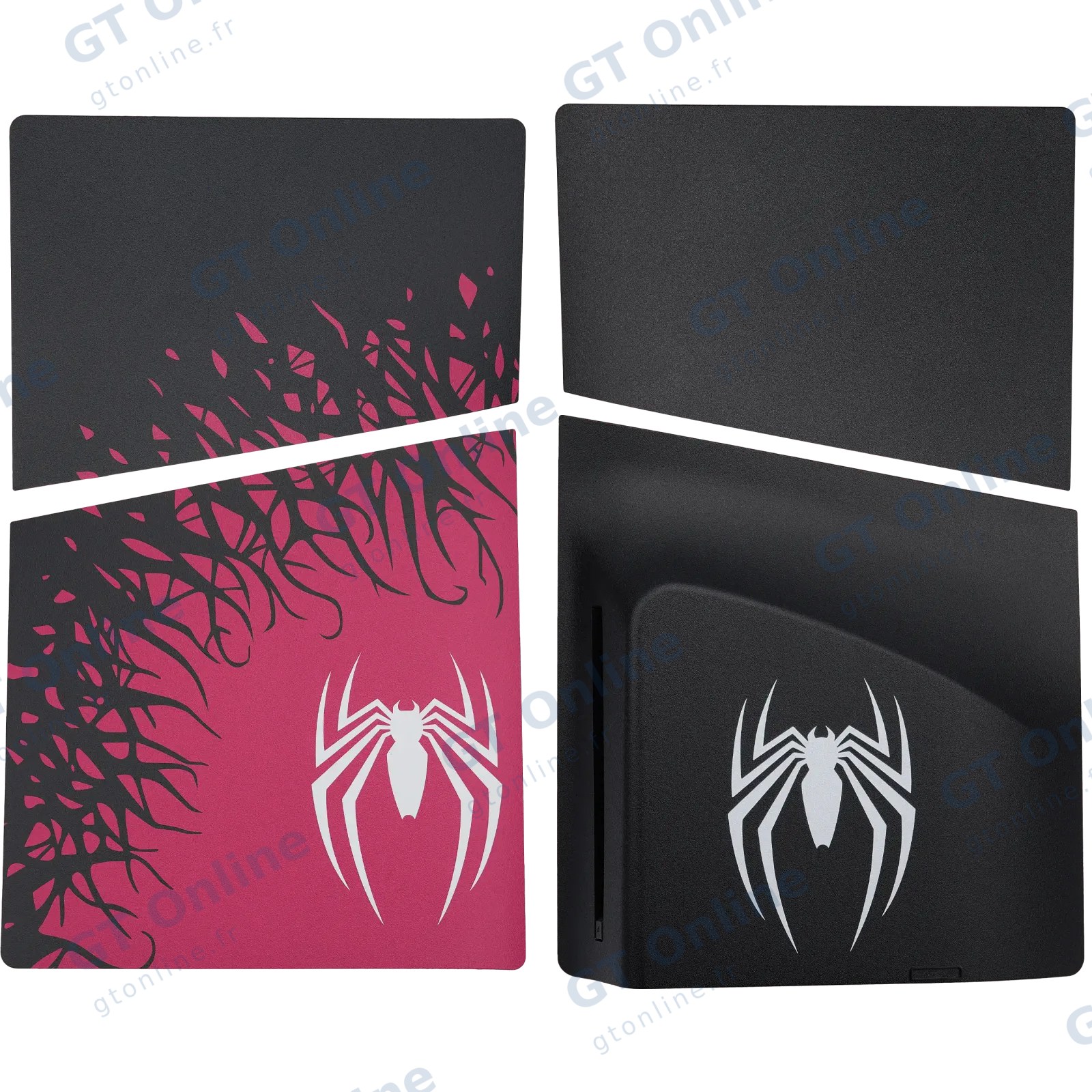 Façades haut et bas pour Sony PlayStation 5 Slim avec lecteur — Spider-Man