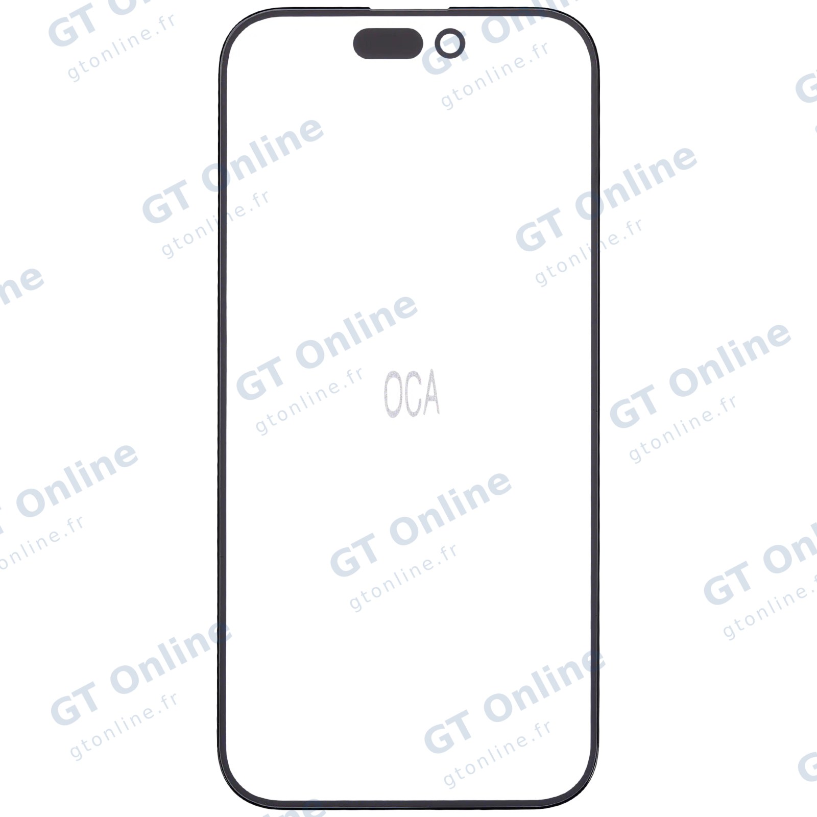 Vitre d’écran avec OCA pour Apple iPhone 15 Pro (lot de 10)