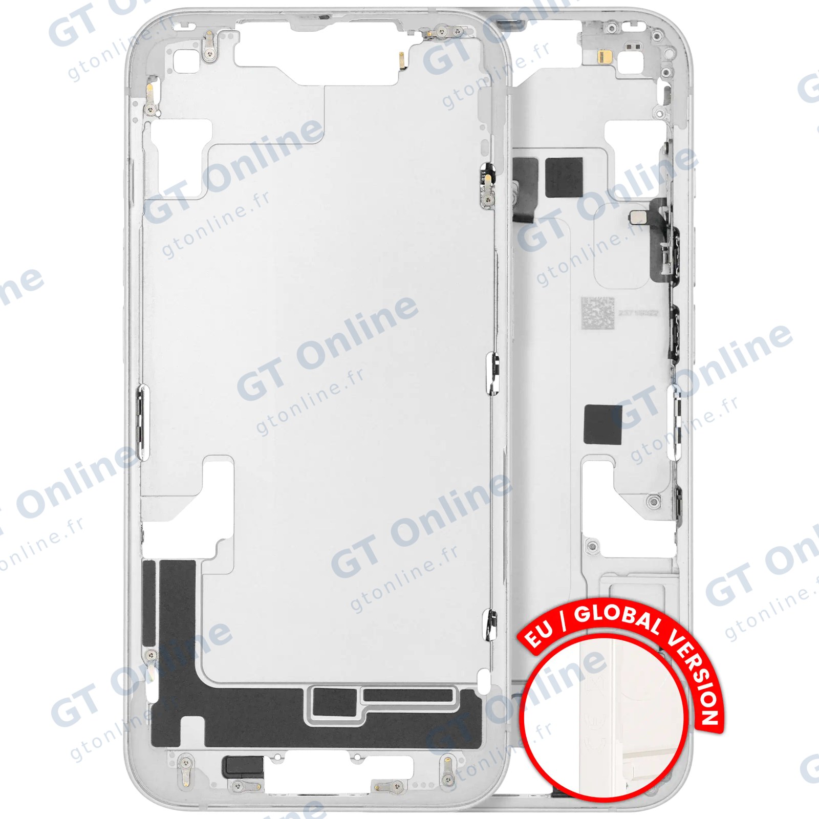 Châssis pour Apple iPhone 14 (version EU, origine d'occasion — grade A, lumière stellaire)