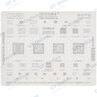 Outillage pour Amaoe Dimensity 720 / 810 / 800 / 820 / 900 / 1080, MT6853V / 6833V / 6873V / 6875V / 6877V (0.12MM) (Amaoe)