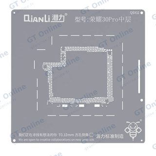 Pochoir de rebillage Qianli Bumblebee QS102 pour Honor 30 Pro (couche intermédiaire)