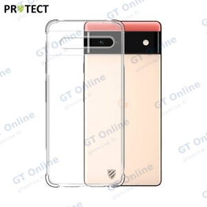 Coque Silicone Renforcée PROTECT pour Google Pixel 6 Transparent
