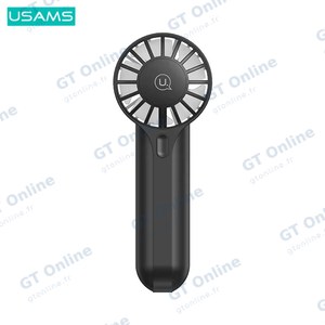 Mini Ventilateur Portable Usams ZB288 High Speed Handheld Mini Fan 1200mAh Noir