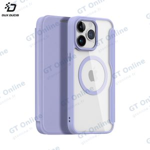 Housse de Protection Skin X Pro Dux Ducis pour Apple iPhone 15 Pro MagSafe Violet