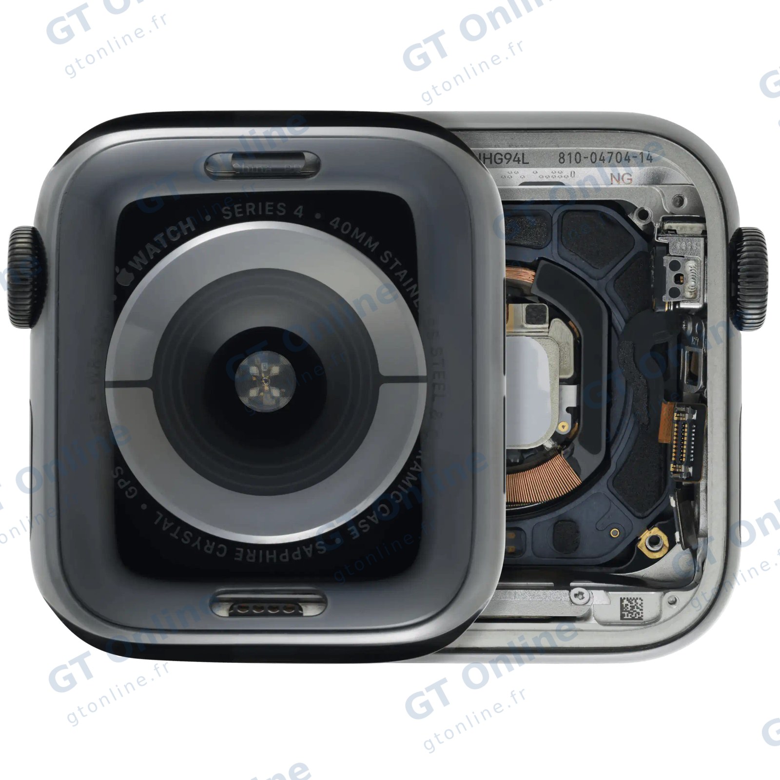 Châssis pour Apple Watch Series 4 (40MM) (origine d'occasion — grade A, Stainless / Space Black)
