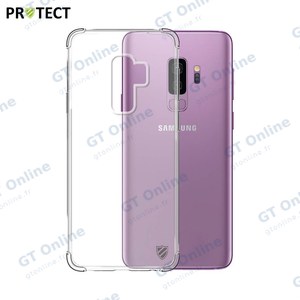 Coque Silicone Renforcée PROTECT pour Samsung Galaxy S9 Plus G965 Transparent