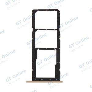 Tiroir Sim Premium Samsung Galaxy A20 A205 Or