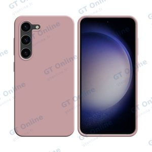 Coque Silicone Compatible pour Samsung Galaxy S23 5G S911 (#17) Rose