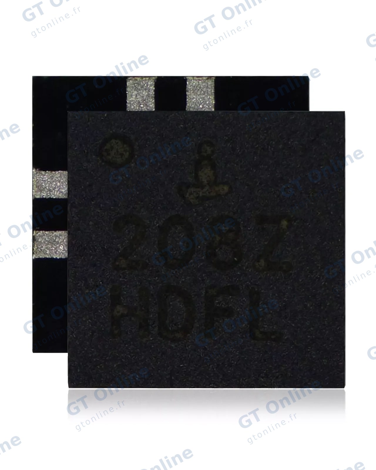 Pièce à microsouder pour Apple MacBooks (INTERSIL: ISL6208CRZ / ISL208Z / 208Z: QFN-8 Pin)