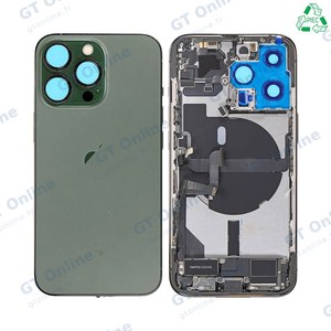 Coque de Réparation Complète Aftermarket (PIEC) Apple iPhone 13 Pro Vert Alpin