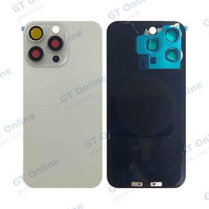 Cache Arrière Premium Apple iPhone 15 Pro Max (Without Part) Titane Blanc