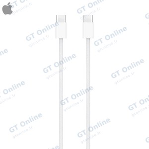 Câble Data USB-C vers USB-C Apple MQKJ3ZM/A 60W (1m) Blanc