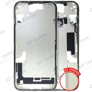 Châssis pour Apple iPhone 15 (version US, origine d'occasion — grade B, jaune)