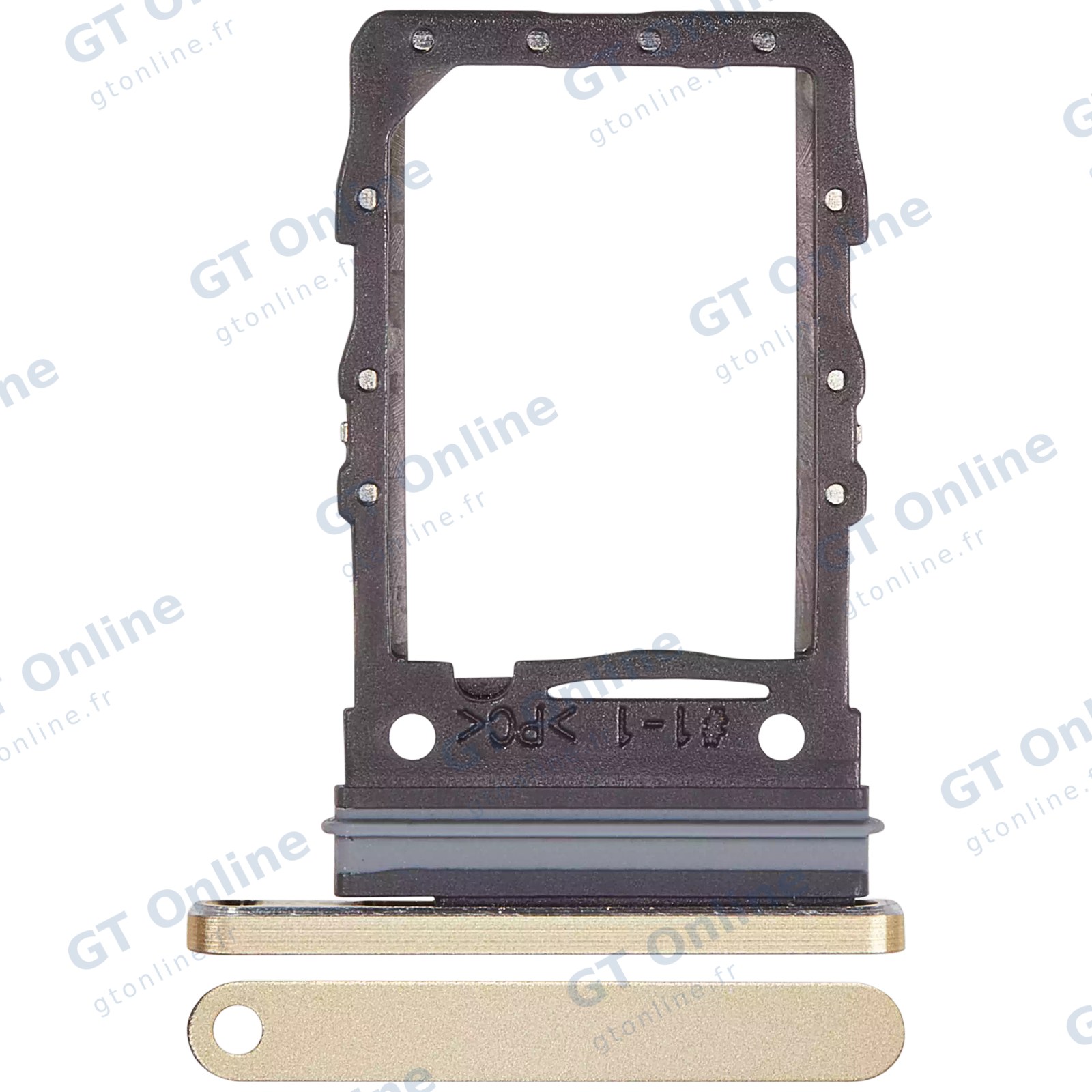 Tiroir SIM pour Samsung Galaxy Z Flip 6 (F741) (premium, jaune)