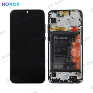 Bloc Écran Complet avec Châssis et Batterie Original Honor 10 Lite 02352GWN Noir