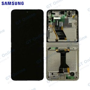 Écran Tactile Original Samsung Galaxy Z Flip 5 5G F731 GH82-31827B GH82-31828B Crème
