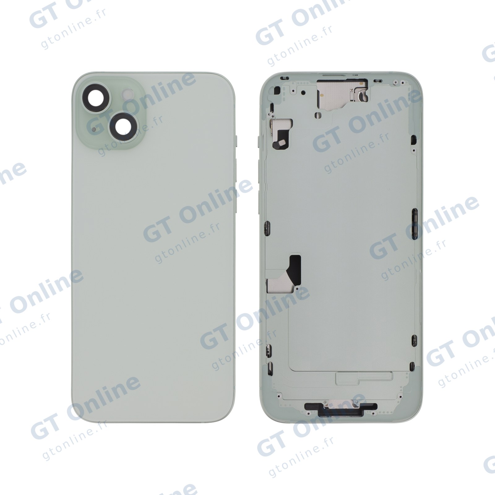 Châssis central pour iPhone 15 Plus (vert) — vue 1