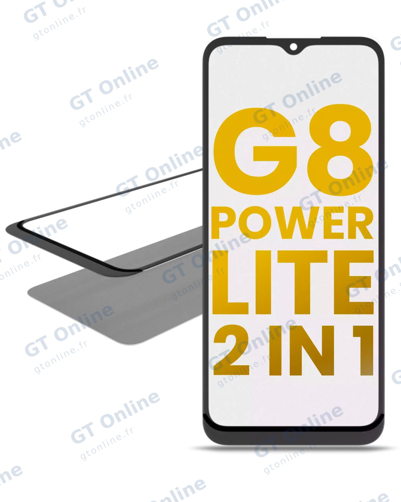 Vitre d’écran avec OCA pour Motorola Moto G8 Power Lite (XT2055 / 2020)