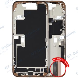 Châssis pour Apple iPhone 16 Pro Max (version EU, origine d'occasion — grade A, titane sable)