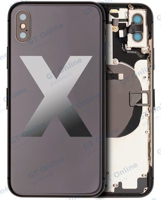Châssis pour Apple iPhone X (origine d'occasion — grade B, gris sidéral)