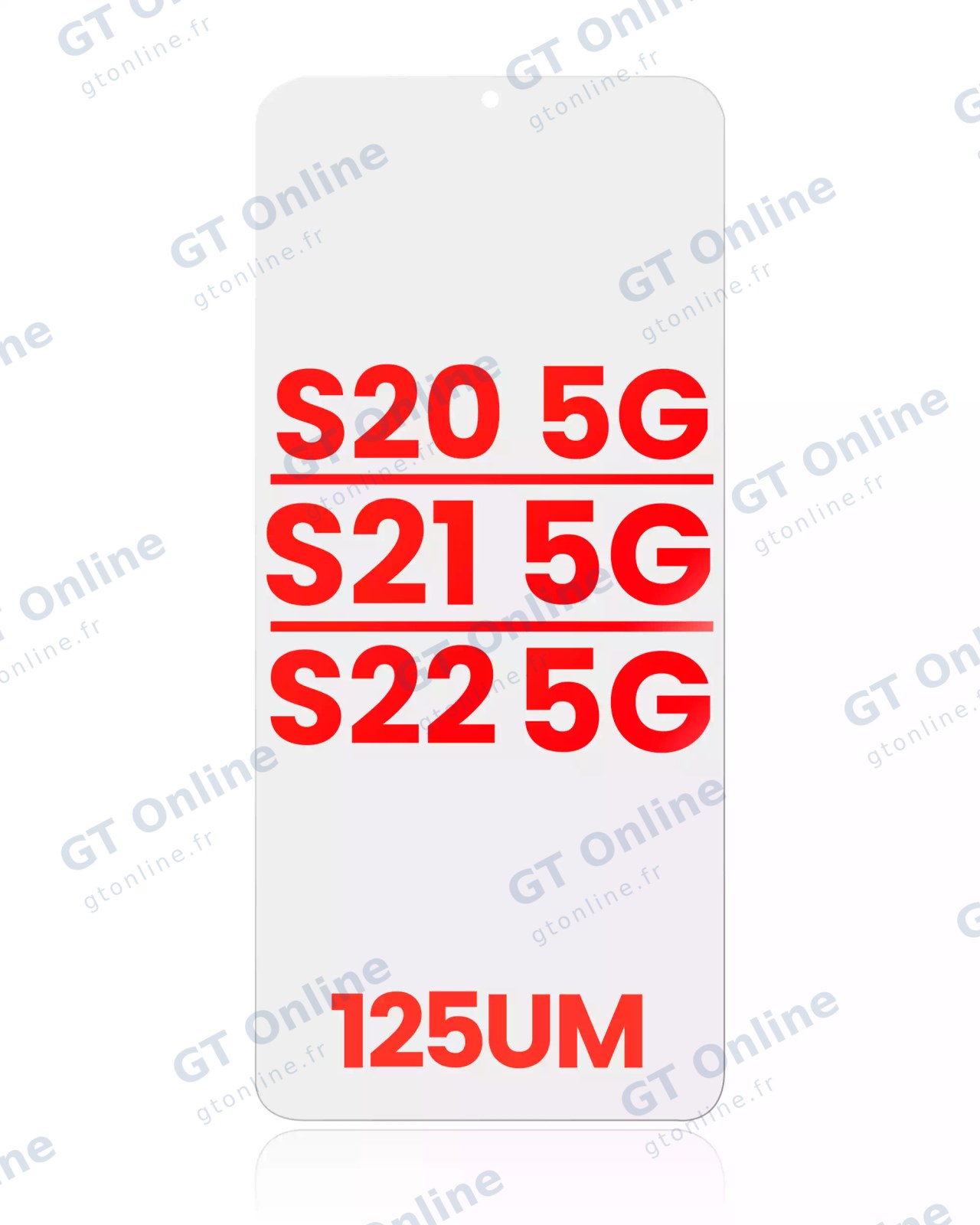 Film OCA pour Samsung Galaxy S20 5G / S21 5G / S22 5G (lot de 10, 125 µm)