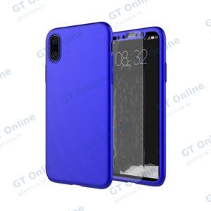 Coque de Protection 360° Vorson pour Apple iPhone XS Max Bleu
