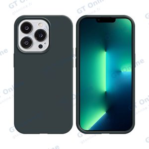 Coque Silicone Compatible pour Apple iPhone 13 Pro Max (#18) Noir