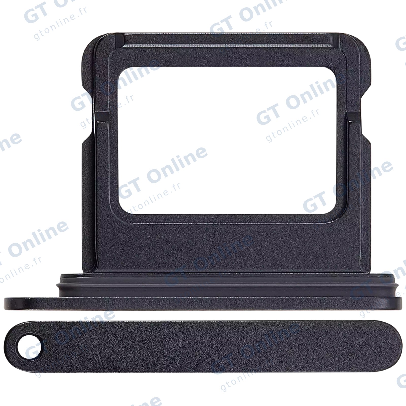 Tiroir SIM pour Apple iPhone 16 / 16 Plus (noir)