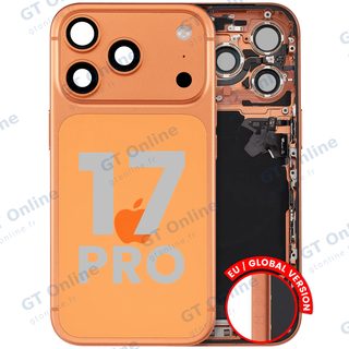 Châssis pour Apple iPhone 17 Pro (version EU, origine d'occasion — grade A, Cosmic Orange)