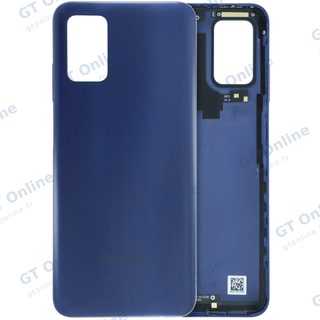 Vitre arrière pour Samsung Galaxy A03s (A037 / 2021) (pack service origine, bleu)