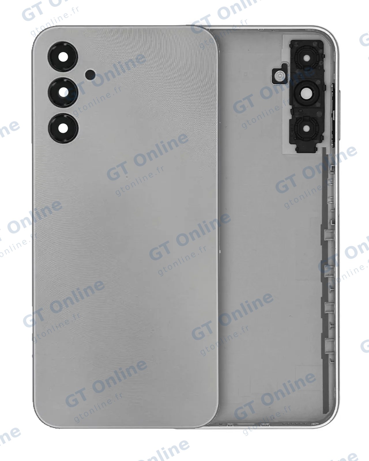 Vitre arrière pour Samsung Galaxy A14 4G (A145 / 2023) (pack service origine, argent)