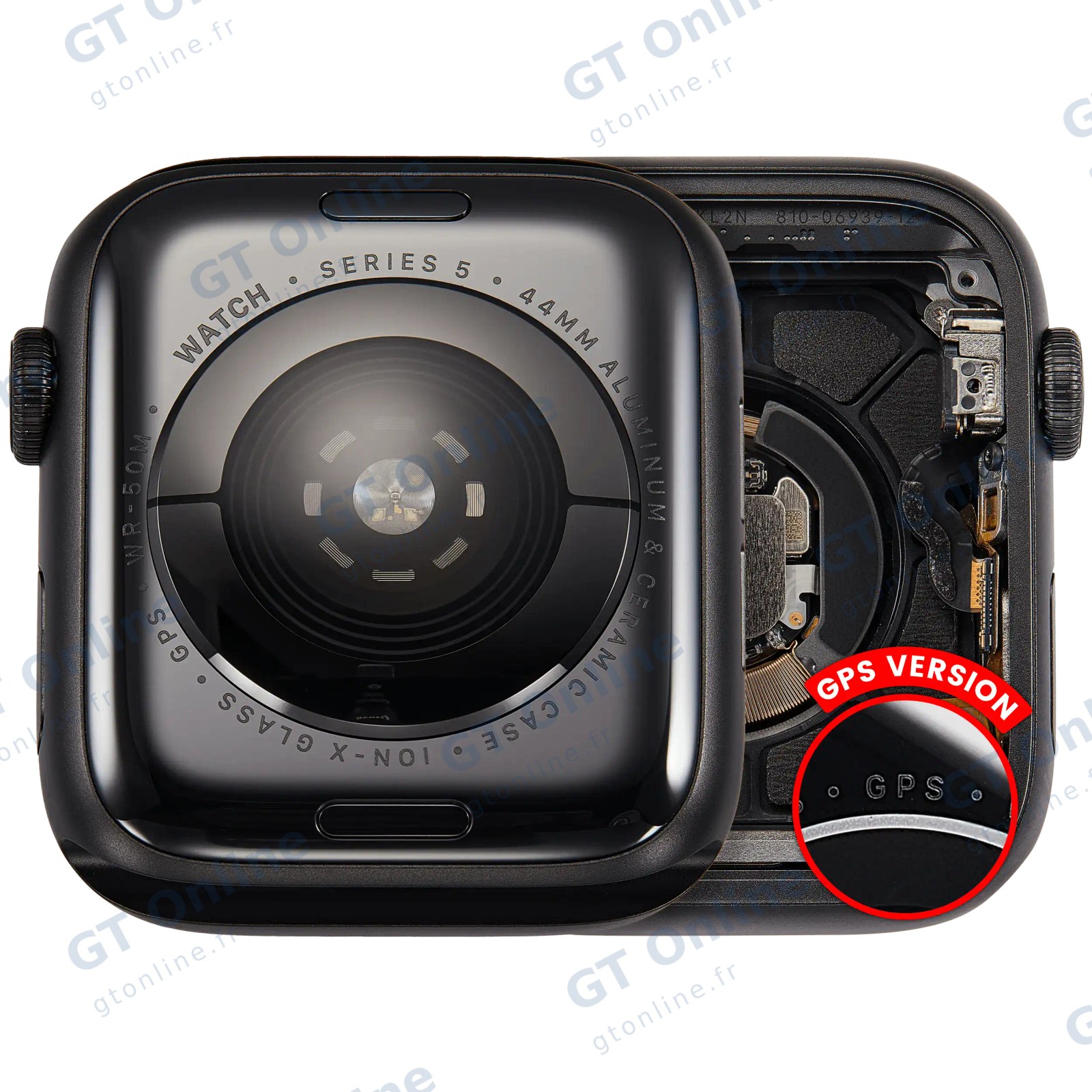 Châssis pour Apple Watch Series 5 (44MM) (origine d'occasion — grade A, version GPS, Aluminum / Space Black)