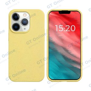 Coque Bambou Biodégradable PROTECT pour Apple iPhone 11 Pro Max (#2) Jaune