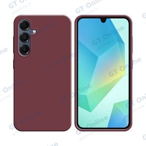Coque Silicone Compatible pour Samsung Galaxy A16 5G A166/Galaxy A16 4G A165 (#14) Bordeaux