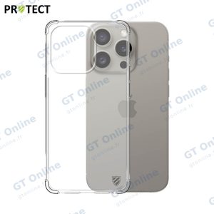 Pack de 10 Coques Silicone Renforcée PROTECT pour Apple iPhone 15 Pro Bulk Transparent