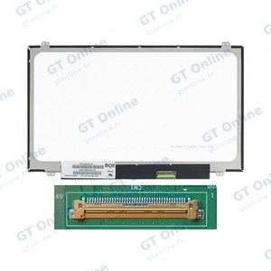 Dalle Ordinateur Portable 14.0" Slim HD (1366x768) LCD 60Hz Touchscreen, 40pin eDP Droite 25mm, Fixation Haut