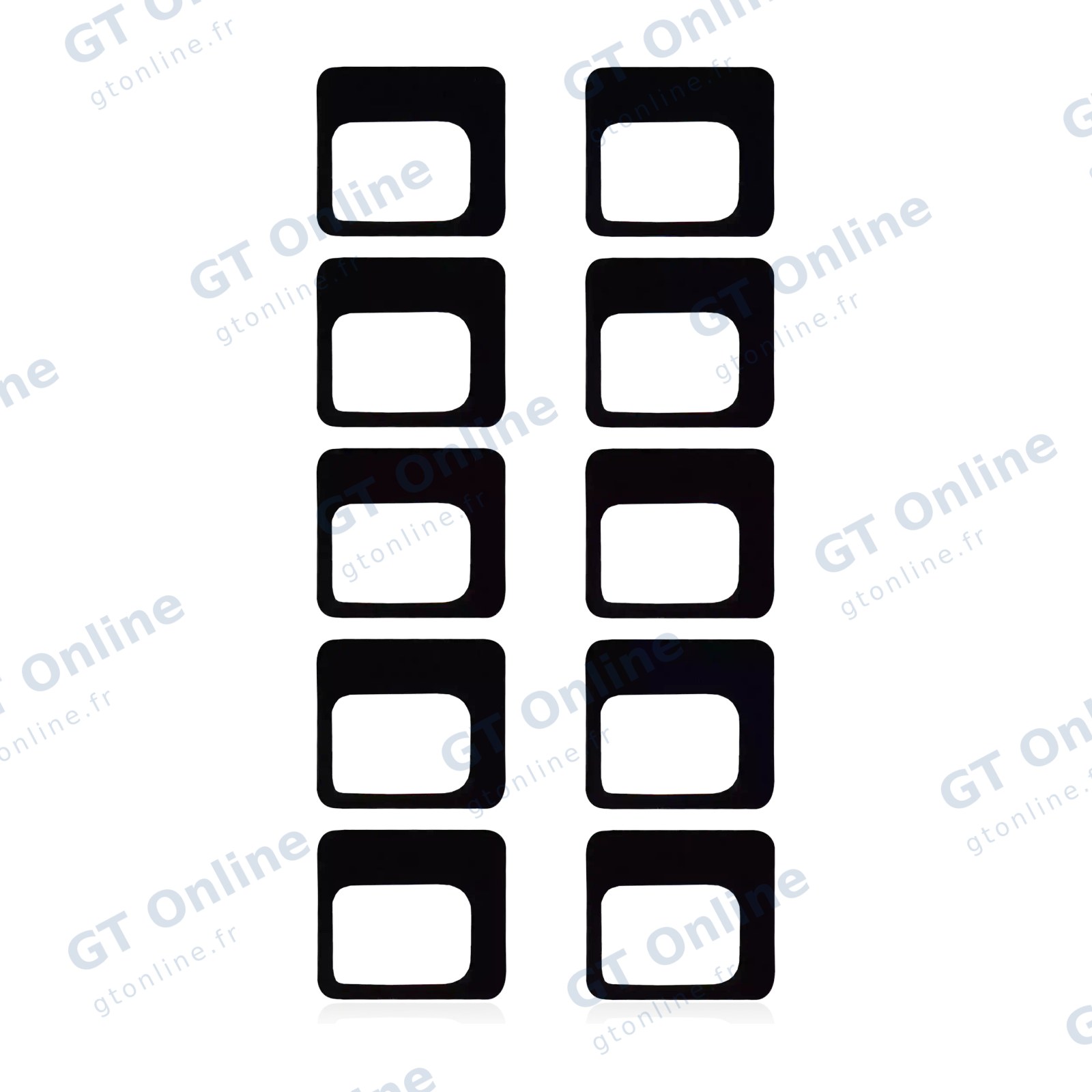 Coussinet de capteur de proximité avec adhésif pour Apple iPhone X / XS / XS Max / XR / 11 / 11 Pro / 11 Pro Max (lot de 10)