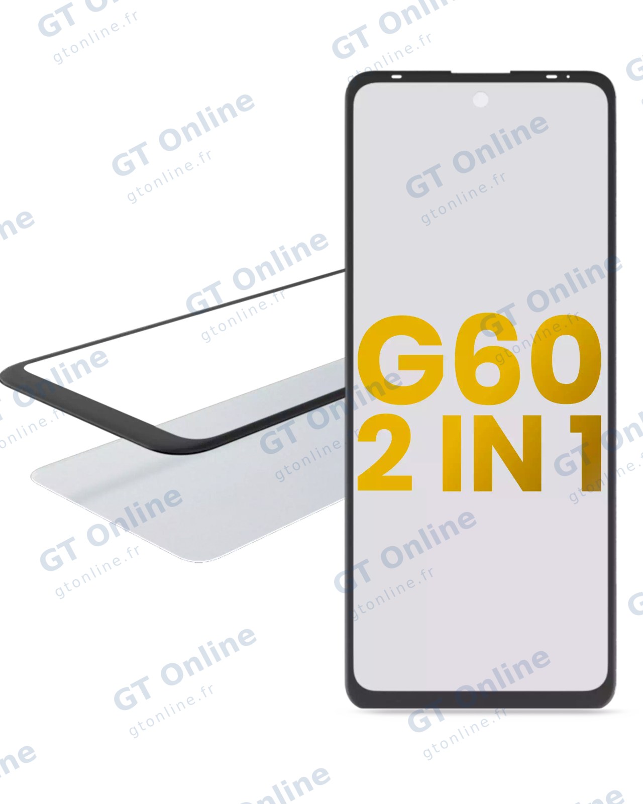 Vitre d’écran avec OCA pour Motorola Moto G60 (XT2135 / 2021)
