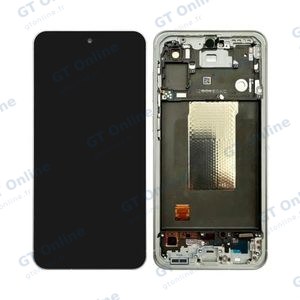 Écran Tactile Original Assembled avec Châssis Compatible Samsung Galaxy A56 5G A566 GH82-36829B Gris