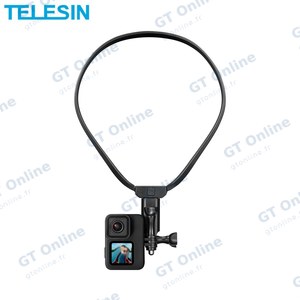 Support Tour de Cou TELESIN GP-HNB-U1 pour GoPro et Smartphone