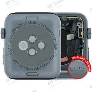 Châssis pour Apple Watch Series 3 (42MM) (origine d'occasion — grade A, Cellular Version, Aluminum / Space Black)
