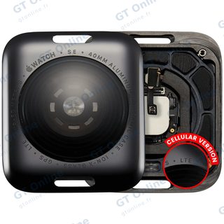 Vitre arrière pour Apple Watch Series SE 1st (40MM) (LET Version, Aluminum / Space Black)