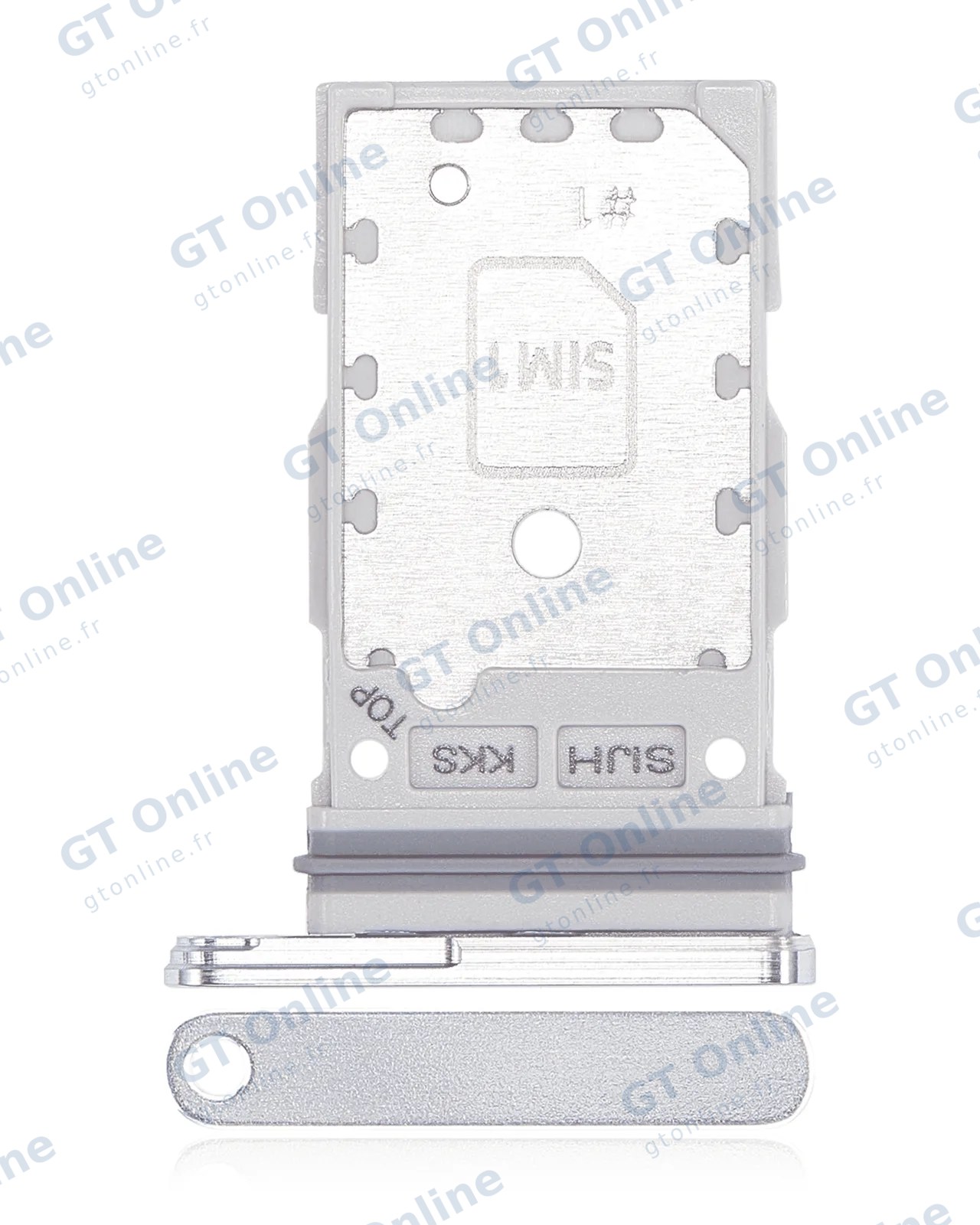 Tiroir SIM pour Samsung Galaxy S22 Ultra (blanc)