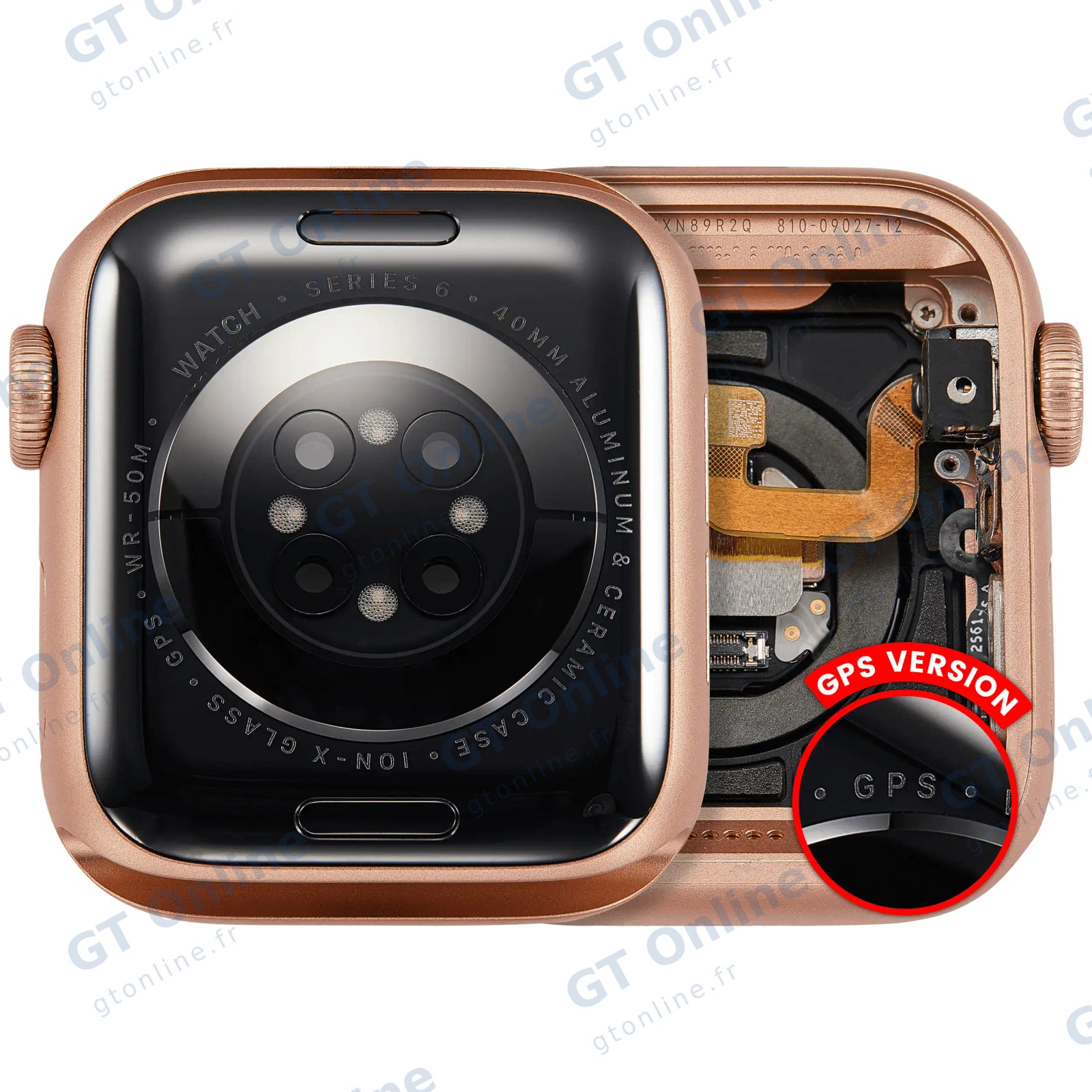 Châssis pour Apple Watch Series 6 (40MM) (origine d'occasion — grade A, version GPS, Aluminum / Rose Gold)