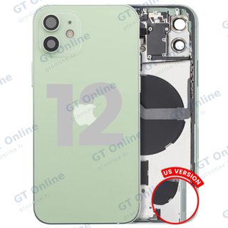 Châssis pour Apple iPhone 12 (version US, origine d'occasion — grade B, vert)